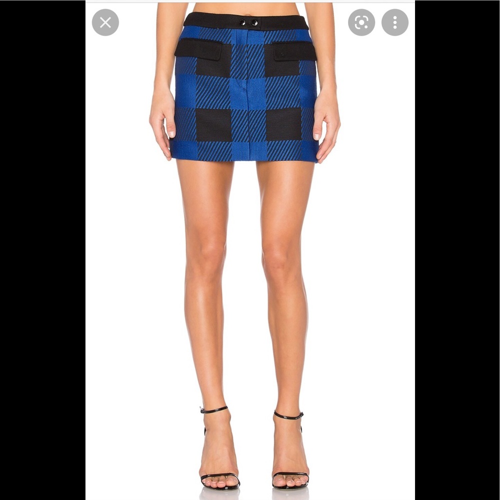 Rag & Bone Cybil Skirt in Blue Buf - Picture 1 of 11